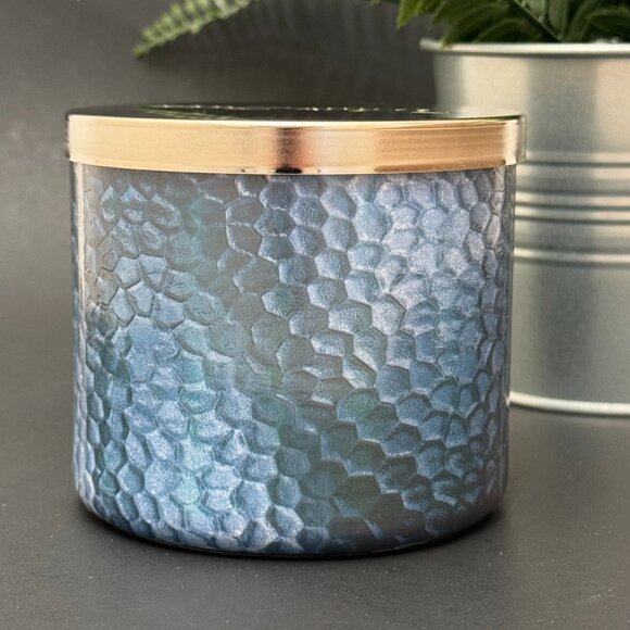 BBW Frozen Lake White Barn Bath & Body Works 3 Wick Candle - Picture 2 of 10